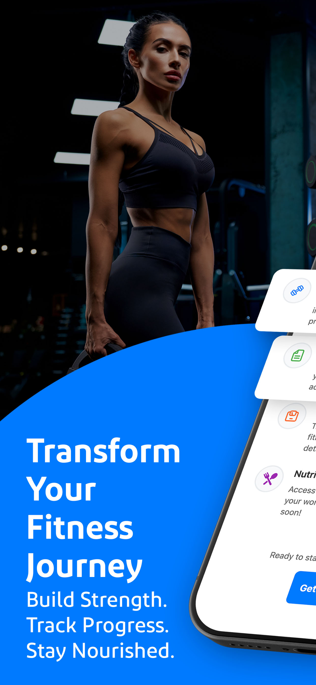 Lift & Nourish workout tracking app